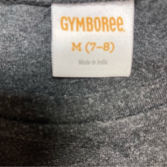 Gymboree Sushi Shirt Girl Medium 7-8 This How I Roll Sequin Top Gray Long Sleeve - Picture 5 of 7